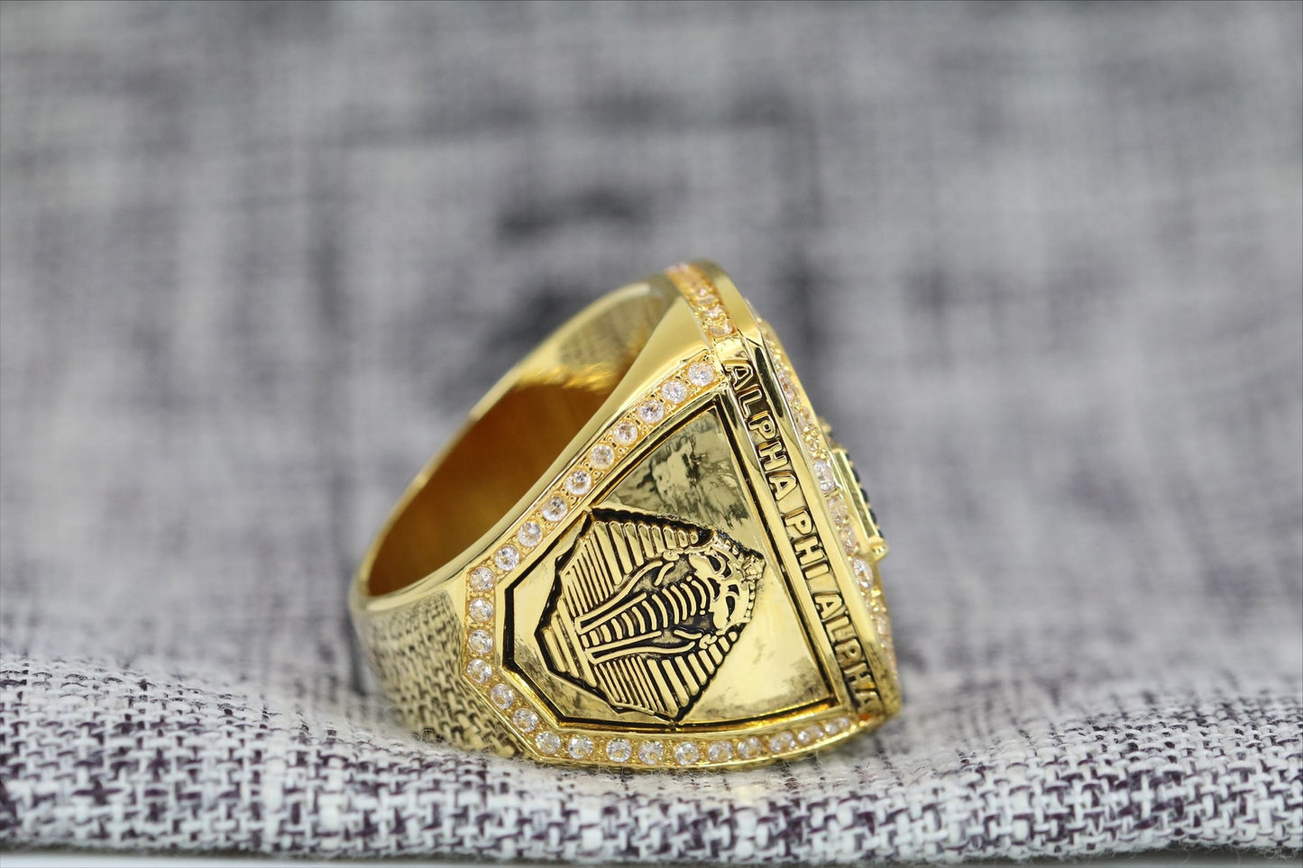 Alpha Phi Alpha Fraternity Ring (ΑΦΑ) - SPECIAL EDITION Shine Series, Gold