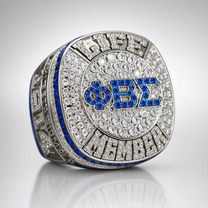 Phi Beta Sigma Life Member Ring — Choose Your Finish