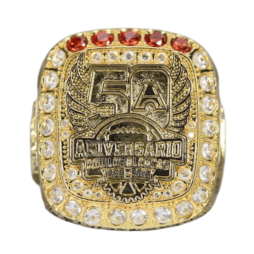 Águilas Blancas 50th Aniversario Ring - fratrings