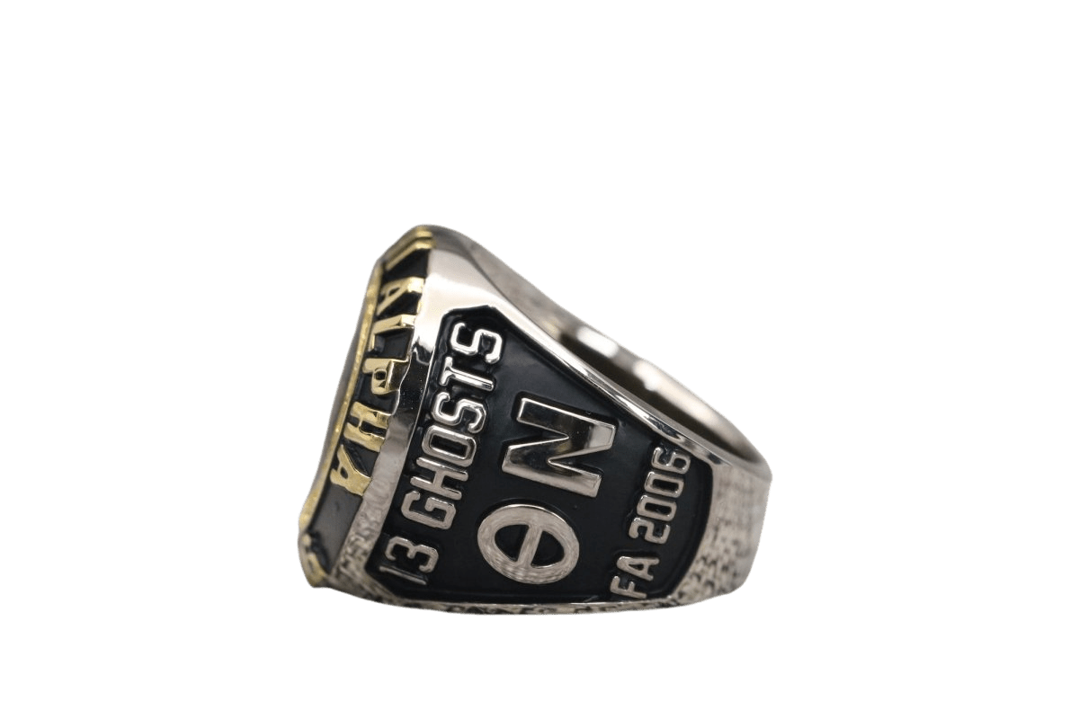 Alpha Phi Alpha Fraternity Ring (ΑΦΑ) - Classic Man Series, Dual Finish - fratrings