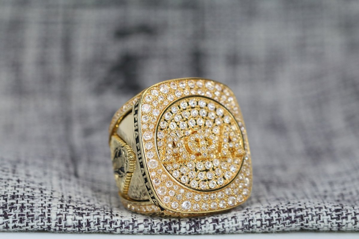 Alpha Phi Alpha Fraternity Ring (ΑΦΑ) - Shine Series, Gold - fratrings