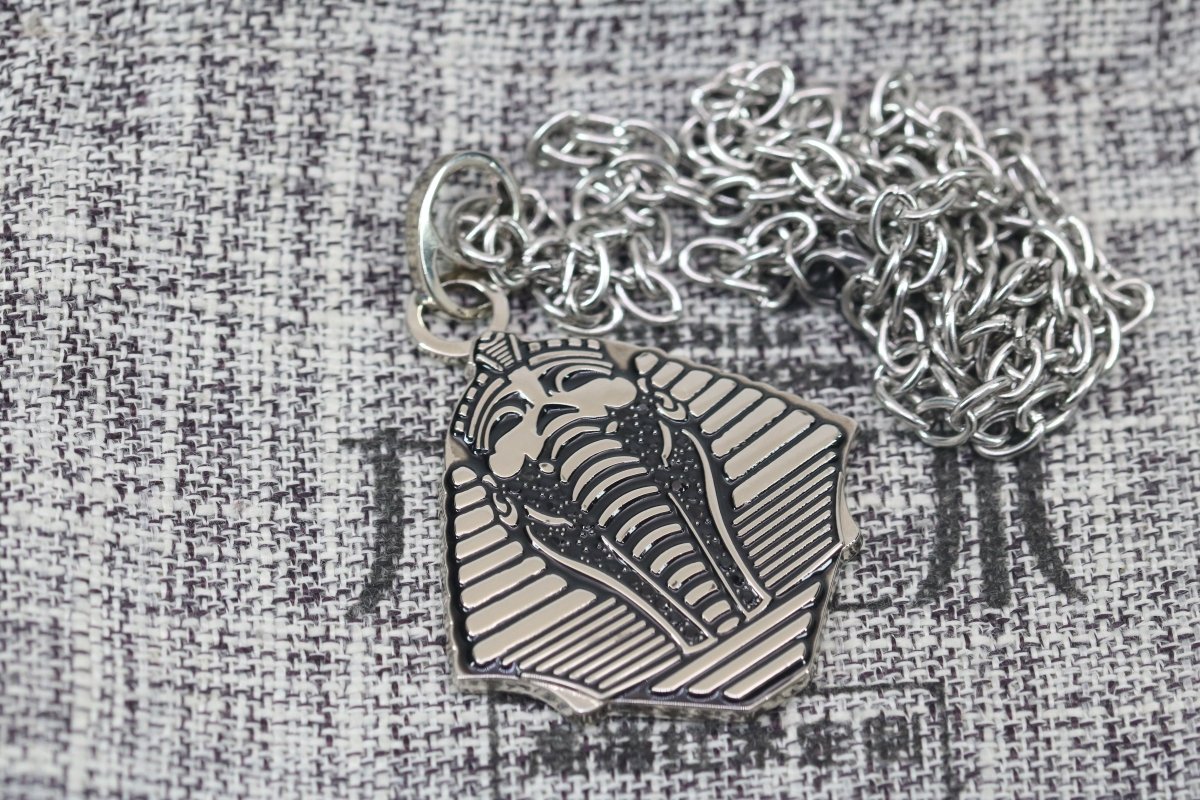 Alpha Phi Alpha Pendant Necklace (ΑΦΑ) - The Sphinx - LIMITED EDITION, Silver - fratrings
