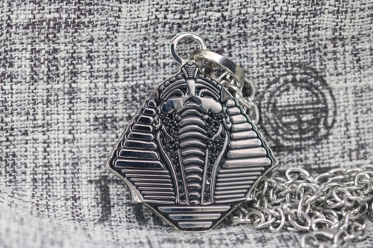 Alpha Phi Alpha Pendant Necklace (ΑΦΑ) - The Sphinx - LIMITED EDITION, Silver - fratrings