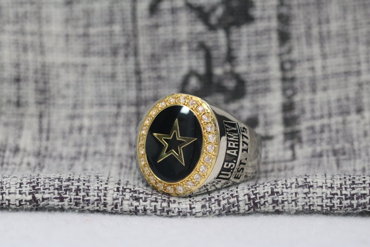 Army Star Military Ring for U.S. Army Members (Female) - fratrings