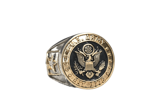 Eagle Valor Military Ring for U.S. Army Members - fratrings
