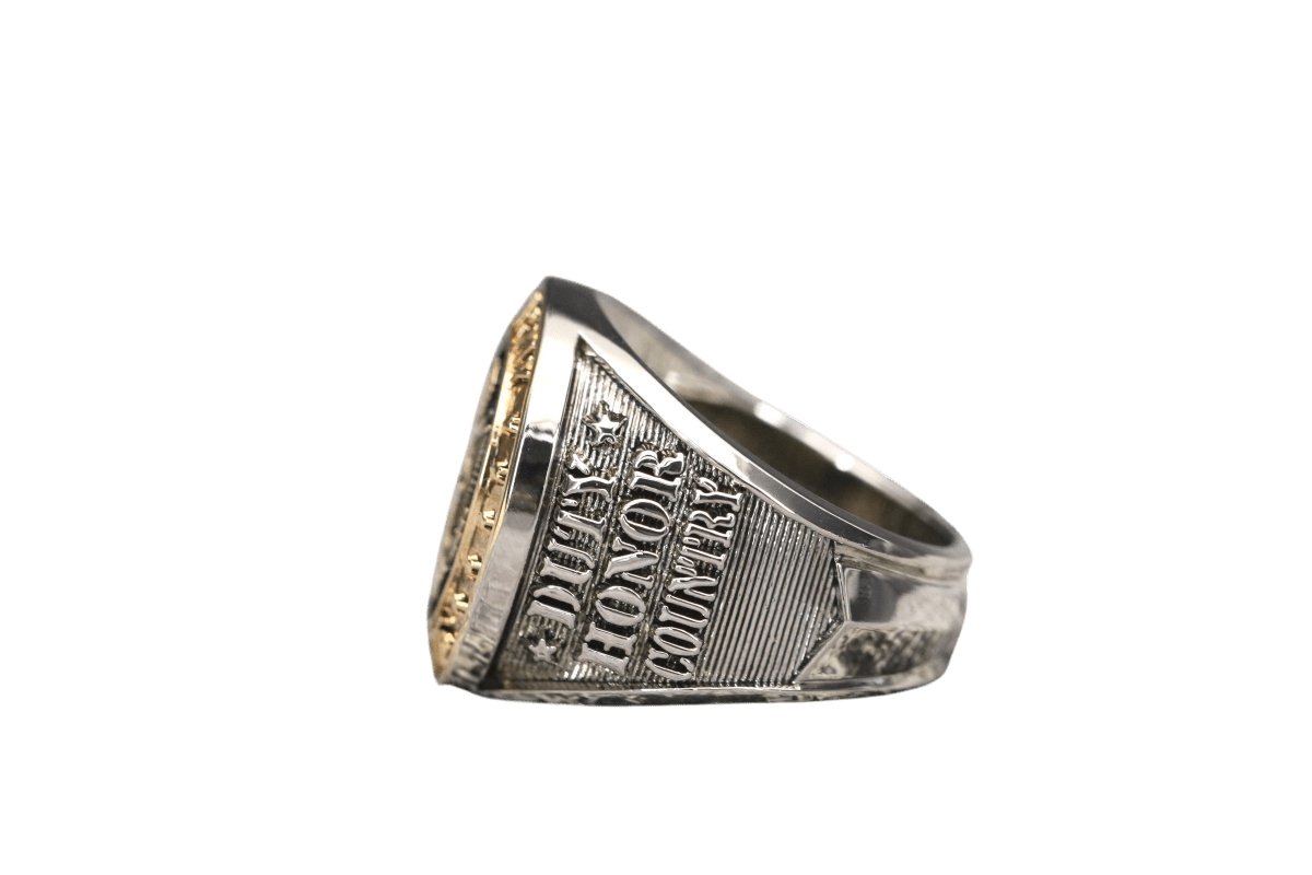 Eagle Valor Military Ring for U.S. Army Members - fratrings