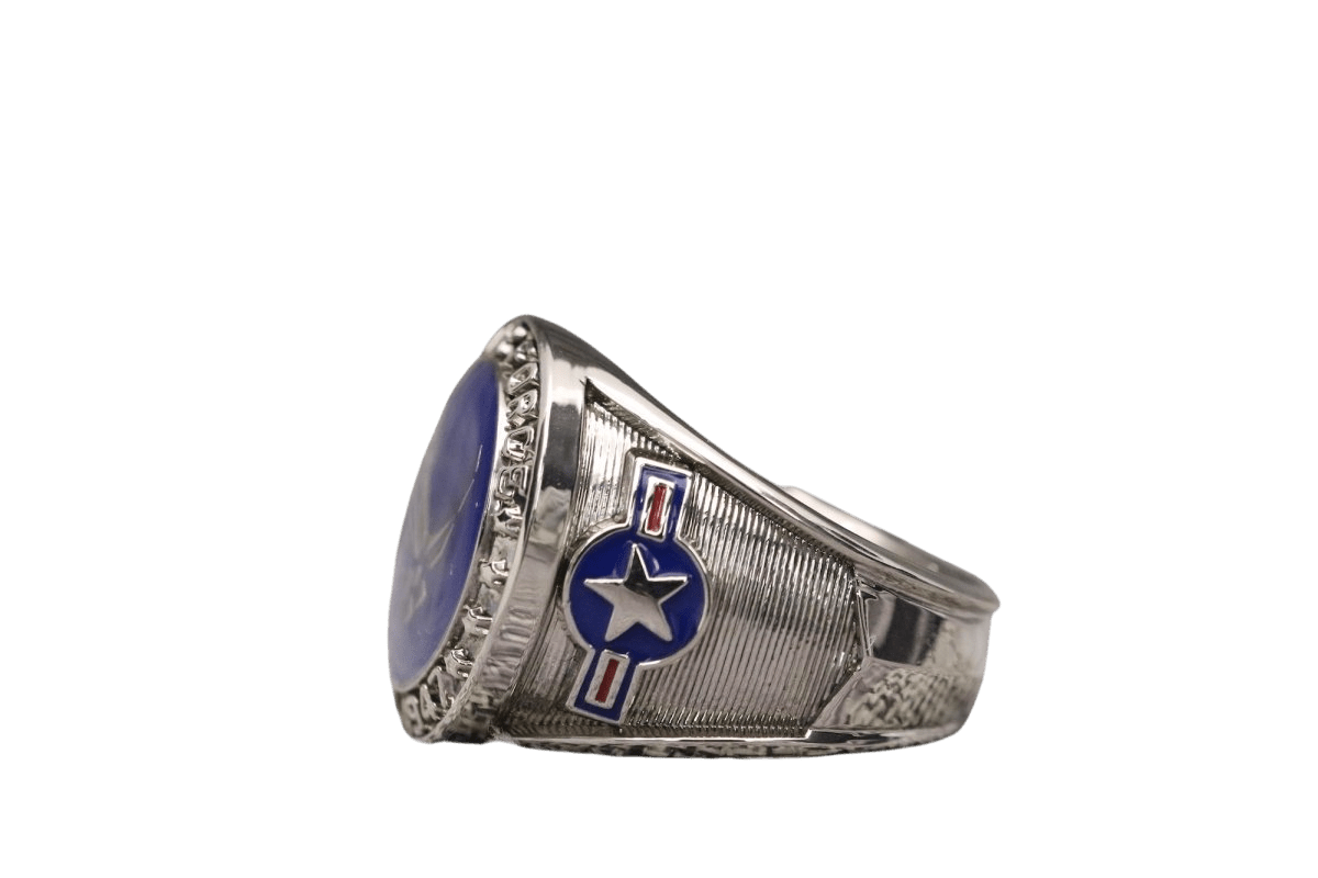 Falcon Valor Military Ring for U.S. Air Force Members - fratrings