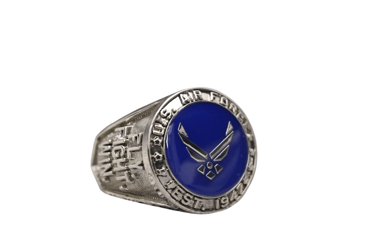 Falcon Valor Military Ring for U.S. Air Force Members - fratrings