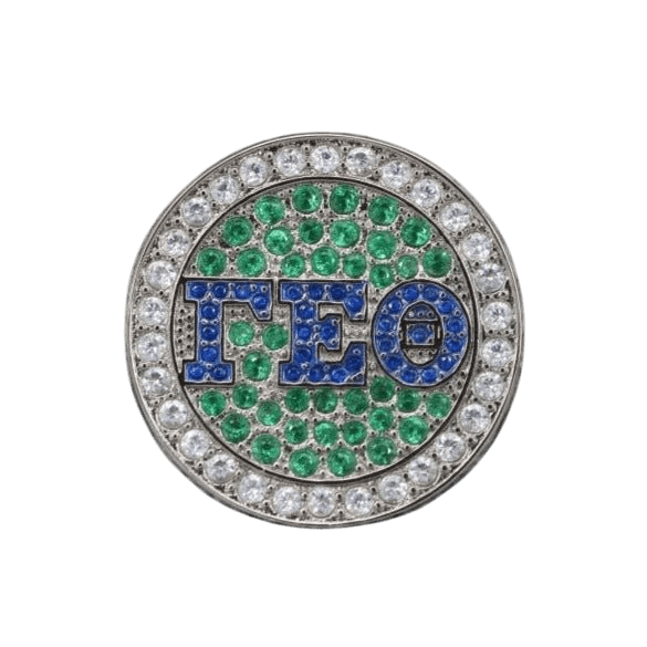Gamma Epsilon Theta Lapel Pin (ΓEΘ) - PREMIUM Alumni Pin, Shine Series - fratrings