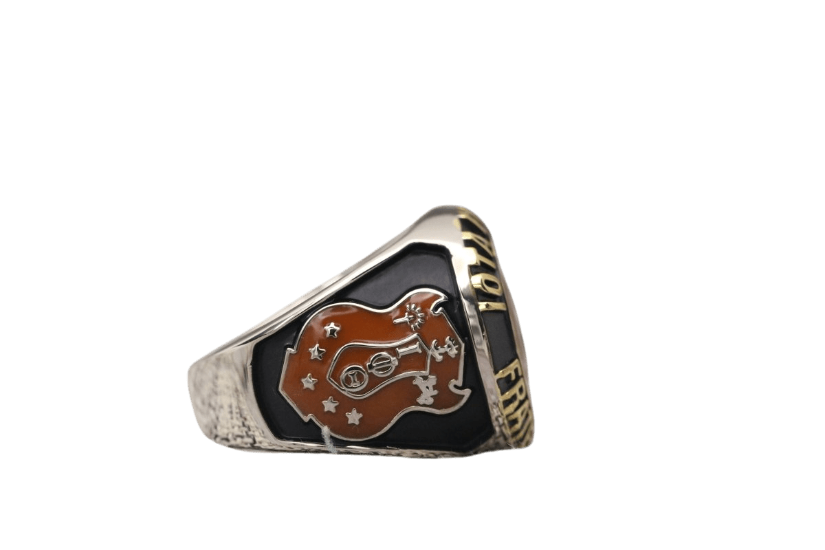 Iota Phi Theta Fraternity Ring (ΙΦΘ) - Classic Man Series, Dual Finish - fratrings