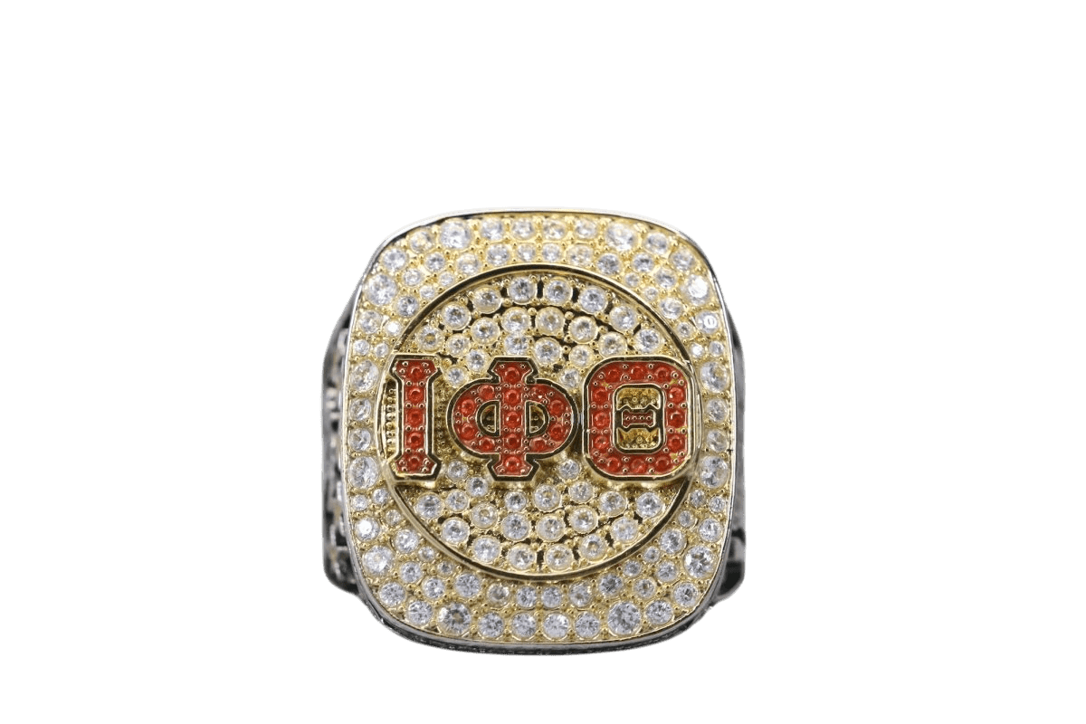 Iota Phi Theta Fraternity Ring (ΙΦΘ) - Shine Series, Dual Finish - fratrings