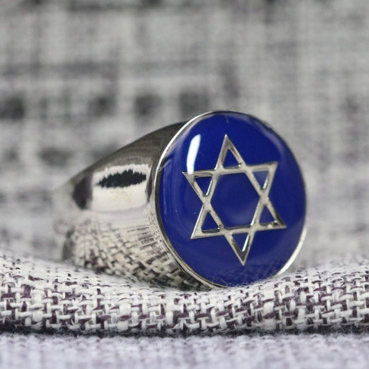 Jewish Star Of David Ring - True Believers Series - fratrings