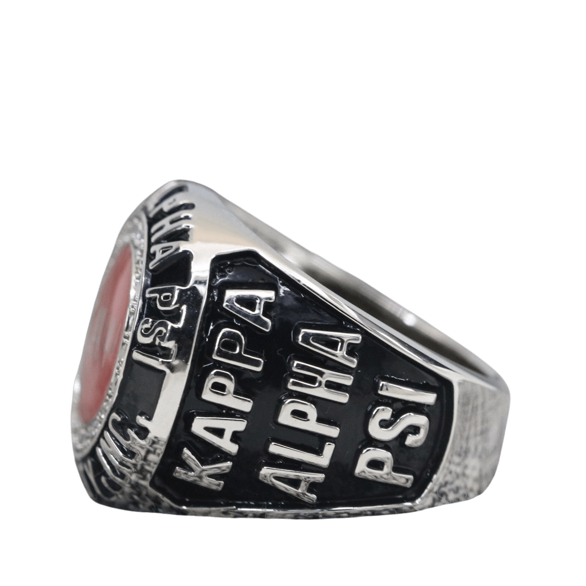 Kappa Alpha Psi Fraternity Ring (ΚΑΨ) - Classic Man Series, Silver - fratrings
