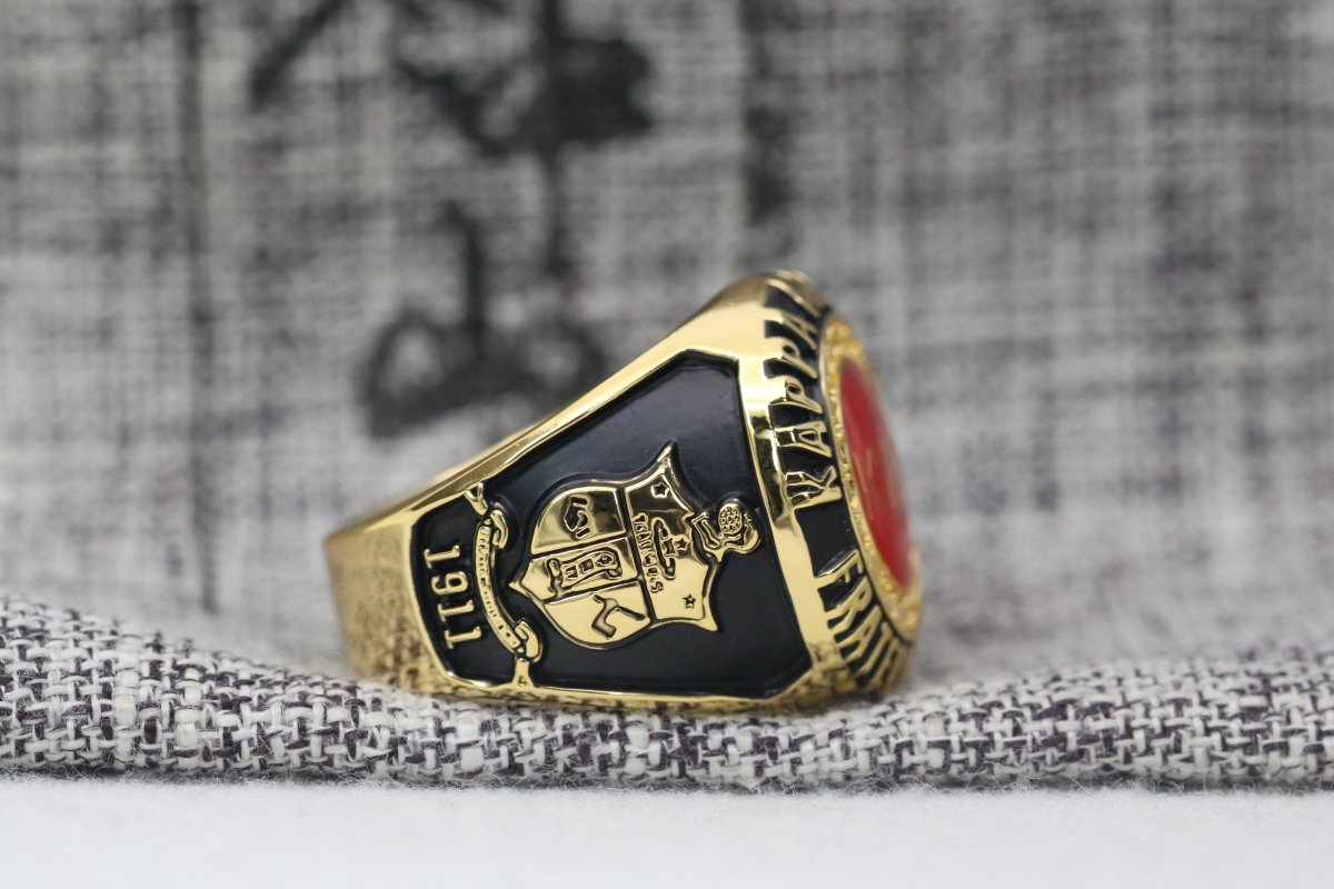 Kappa Alpha Psi Fraternity Ring (ΚΑΨ) - Classic Man Series SPECIAL EDITION Pontiac Alumni Chapter, Gold - fratrings