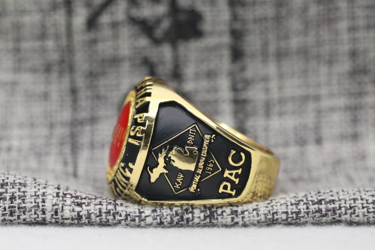Kappa Alpha Psi Fraternity Ring (ΚΑΨ) - Classic Man Series SPECIAL EDITION Pontiac Alumni Chapter, Gold - fratrings