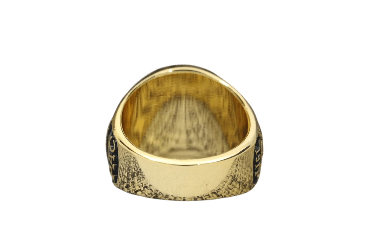 Kappa Alpha Psi Fraternity Ring (ΚΑΨ) - Classic Man Series SPECIAL EDITION Pontiac Alumni Chapter, Gold - fratrings