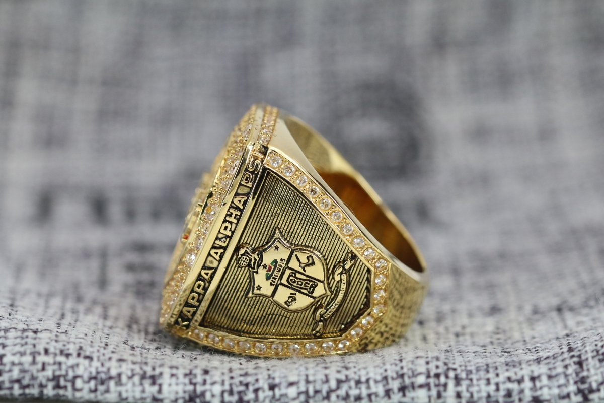 Kappa Alpha Psi Fraternity Ring (ΚΑΨ) - Shine Series, Gold - fratrings