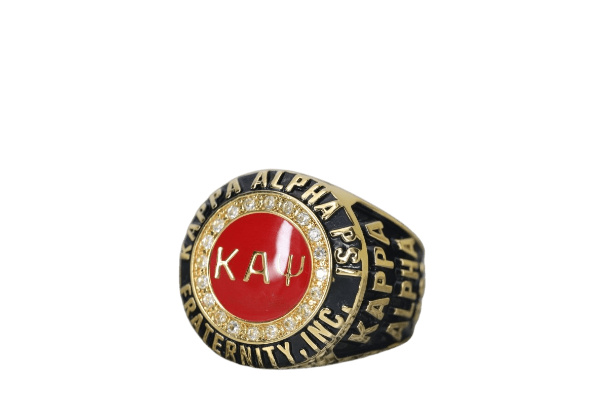 Kappa Alpha Psi Fraternity Ring (ΚΑΨ) - SPECIAL EDITION Classic Man Series, Gold - fratrings