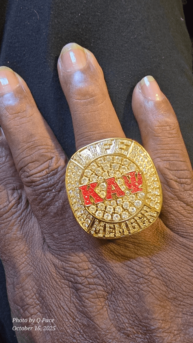 Kappa Alpha Psi Life Member Ring, Gold