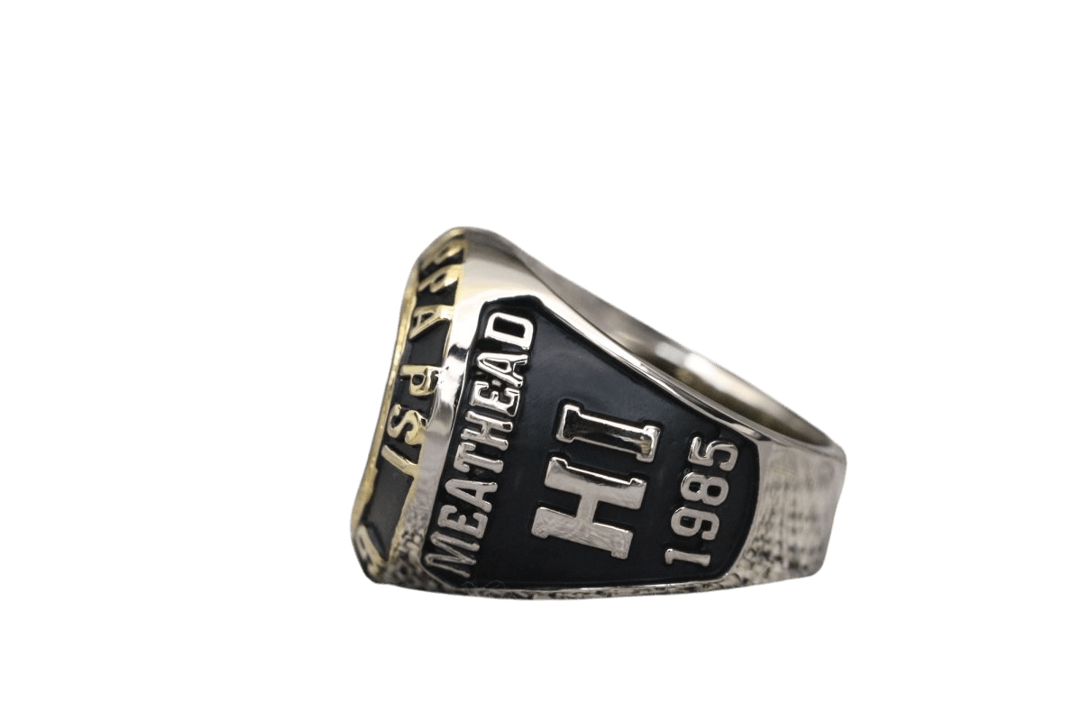 Kappa Kappa Psi Fraternity Ring (ΚKΨ) - Classic Man Series, Dual Finish - fratrings