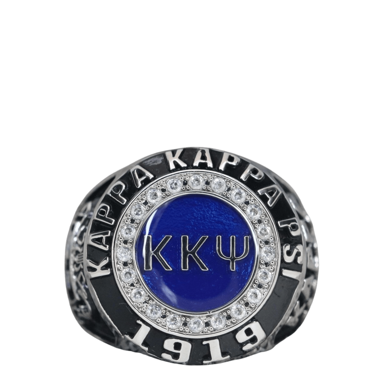 Kappa Kappa Psi Fraternity Ring (ΚKΨ) - Classic Man Series, Silver - fratrings