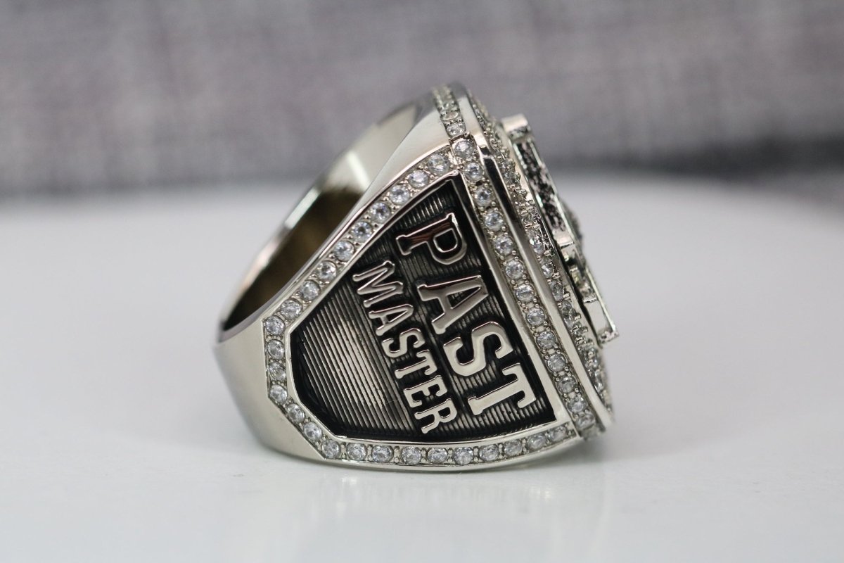 Masons Past Masters Ring (Eye Of The Providence) - Shine Series, Silver - fratrings