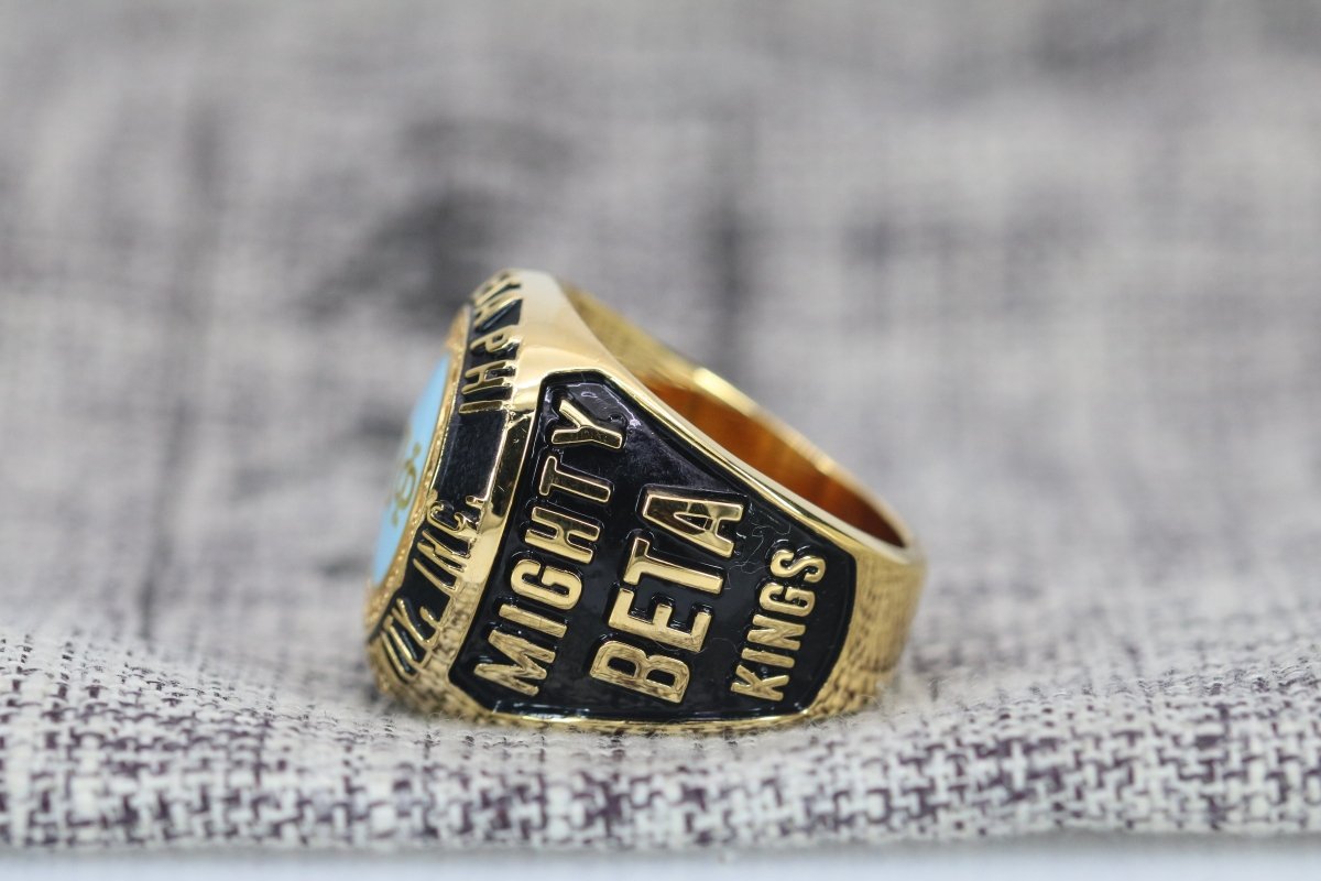 Mu Beta Phi Fraternity Ring (ΜΒΦ) - Classic Man Series, Gold - fratrings