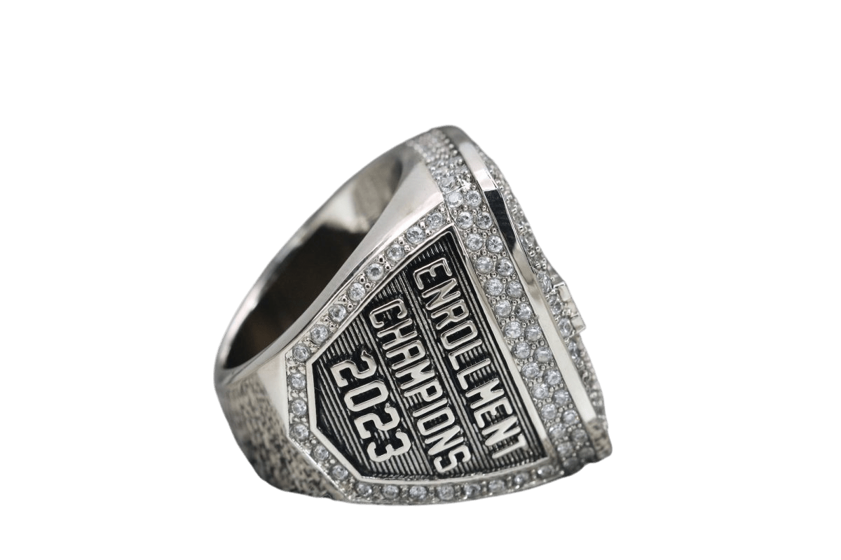 NCCU Enrollment Champions 2023 Ring - fratrings