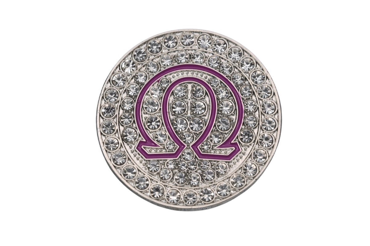 Omega Psi Phi Lapel Pin (ΩΨΦ) - Active Member Pin, Shine Series - fratrings