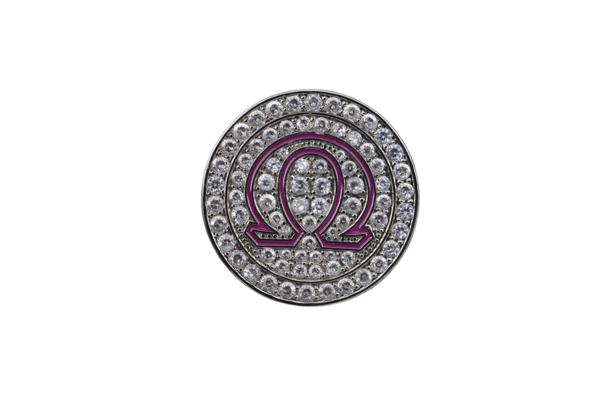 Omega Psi Phi Lapel Pin (ΩΨΦ) - PREMIUM Alumni Pin, Shine Series - fratrings