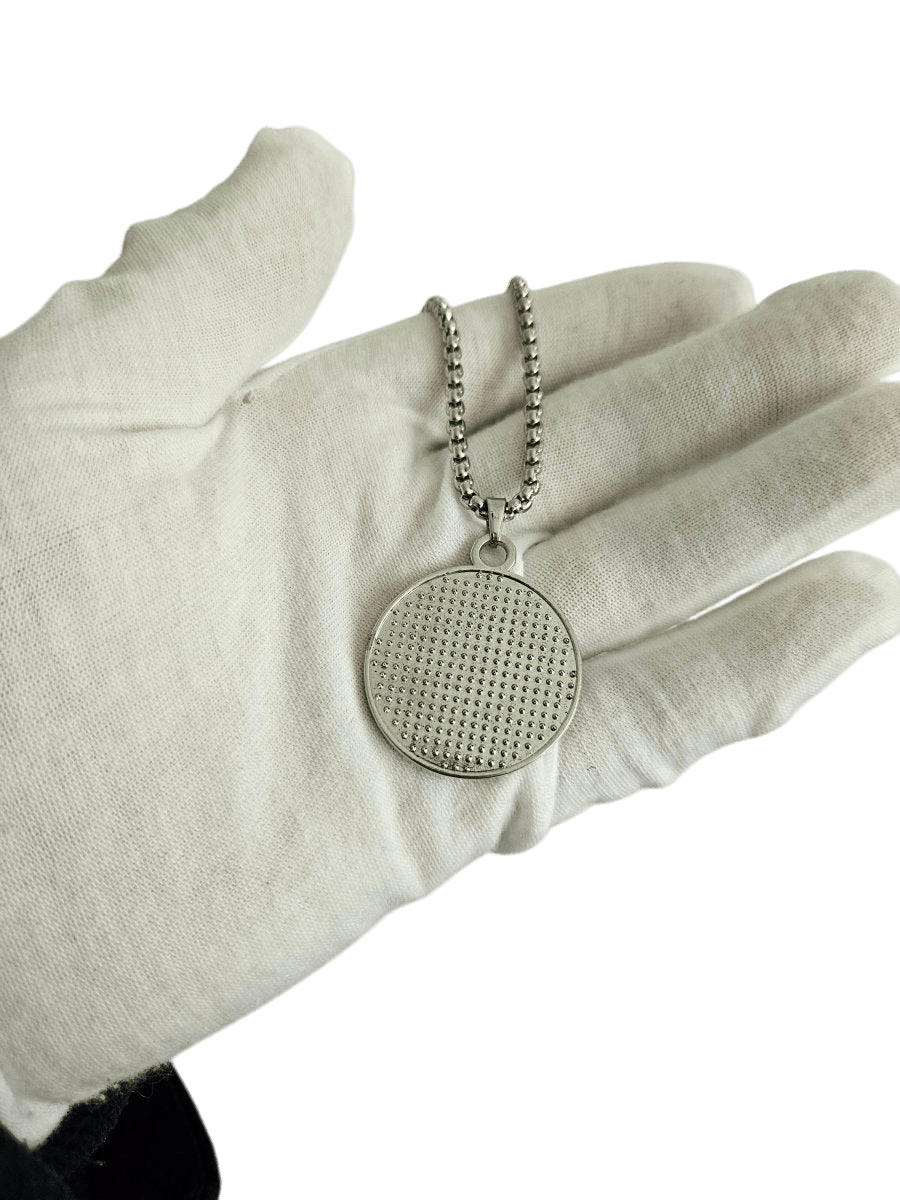 Omega Psi Phi Pendant Necklace (ΩΨΦ) - Active Member Pendant Necklace, Classic Man Series - fratrings