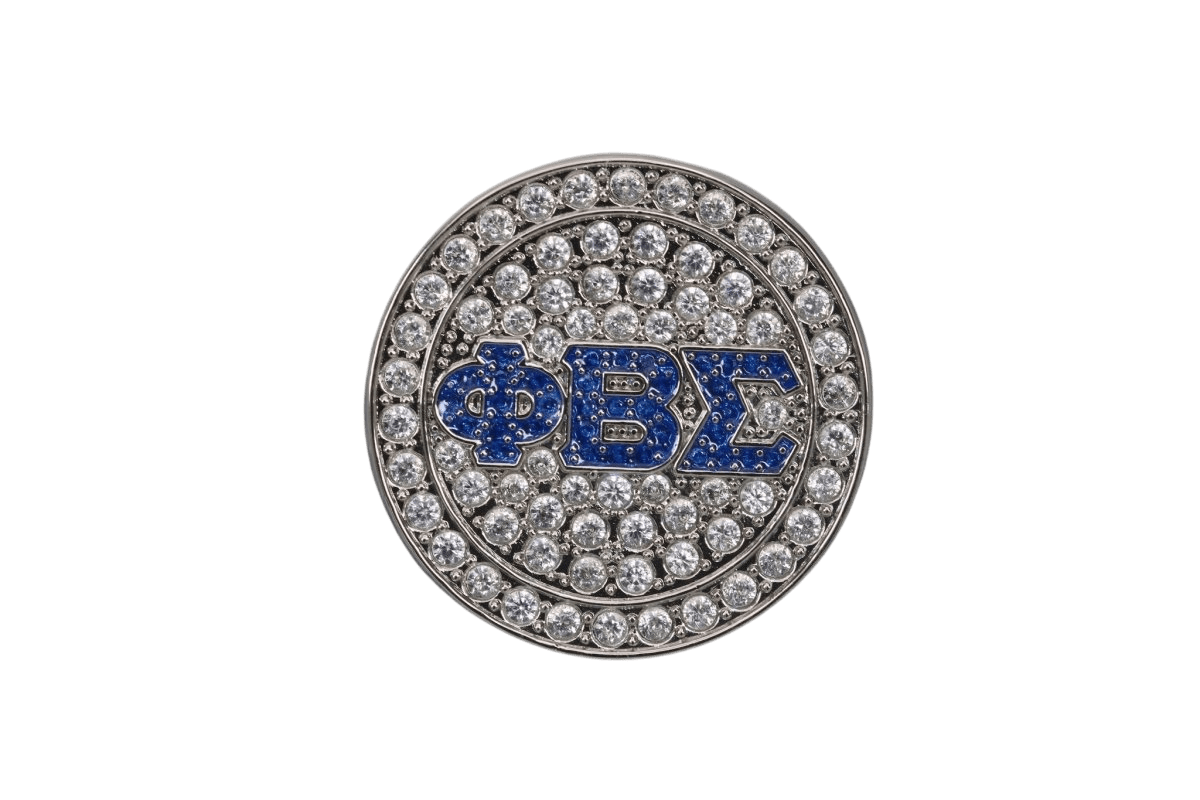 Phi Beta Sigma Lapel Pin (ΦΒΣ) - PREMIUM Alumni Pin, Shine Series - fratrings