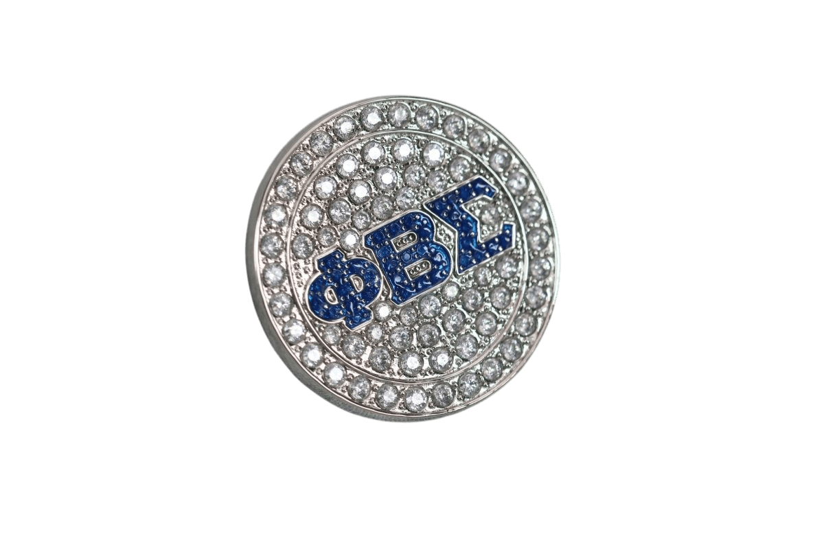 Phi Beta Sigma Lapel Pin (ΦΒΣ) - PREMIUM Alumni Pin, Shine Series - fratrings
