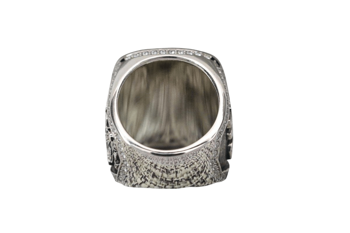 Sigma Nu Fraternity Ring (ΣΝ) - Shine Series, Dual Finish - fratrings