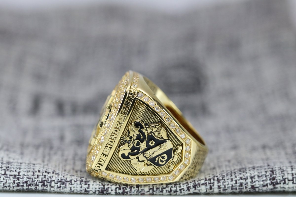 Sigma Nu Fraternity Ring (ΣΝ) - Shine Series, Gold - fratrings