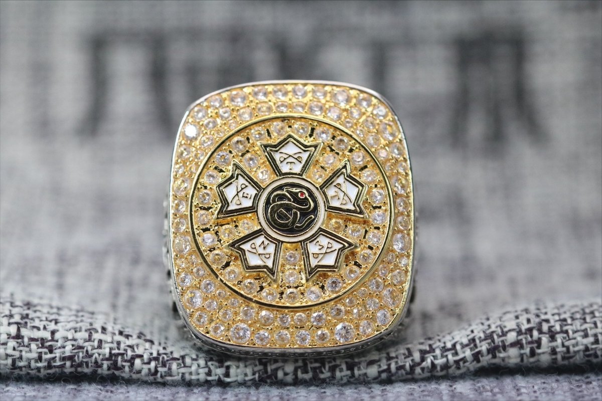 Sigma Nu Fraternity Ring (ΣΝ) - Shine Series, Yellow Gold Face - fratrings