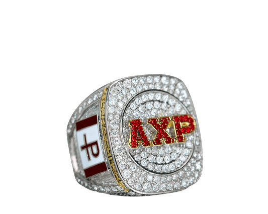 Alpha Chi Rho CROWS Fraternity Ring (ΑΧΡ) - Shine Series - fratrings