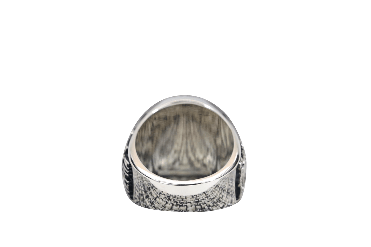 Alpha Phi Alpha Fraternity Ring (ΑΦΑ) - Classic Man Series, Silver - fratrings