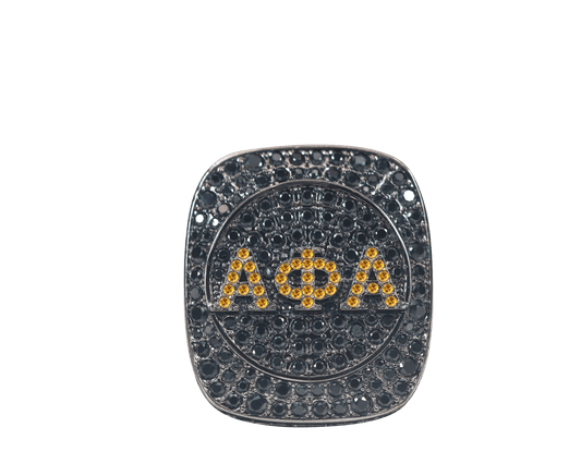 Alpha Phi Alpha Fraternity Ring (ΑΦΑ) - Dark Shine Series - fratrings