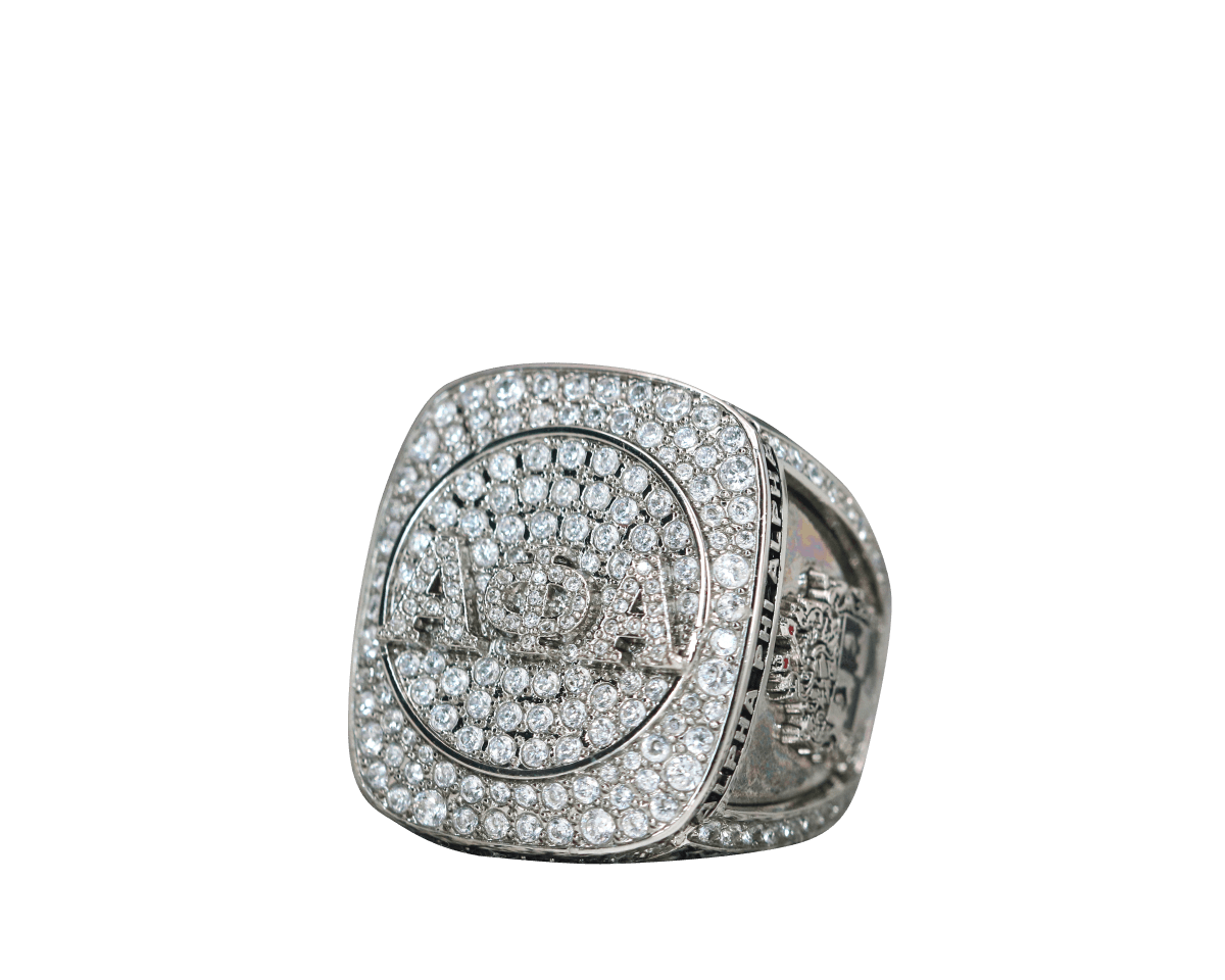 Alpha Phi Alpha Fraternity Ring (ΑΦΑ) - Shine Series, Silver - fratrings