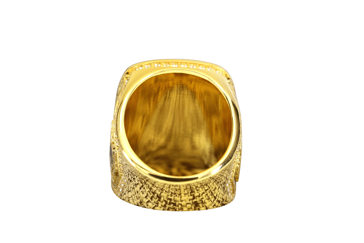Alpha Phi Alpha Fraternity Ring Yellow Gold (ΑΦΑ) - Shine Series - fratrings