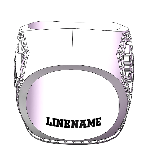 Christian Cross Blood Of Christ Ring - Diamond Halo Series