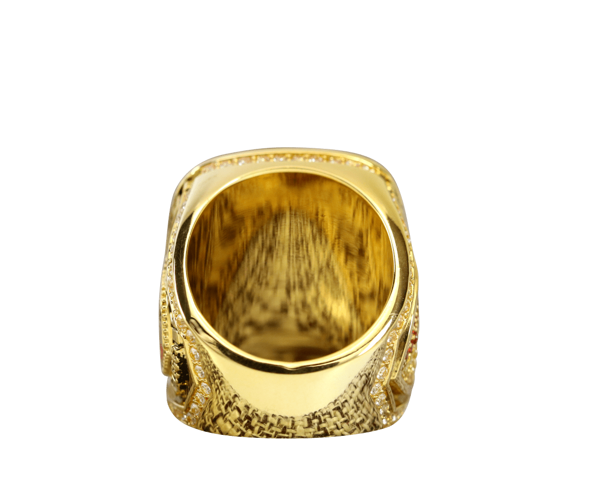 Delta Chi Fraternity Ring (ΔΧ) - Shine Series, Yellow Gold Face - fratrings