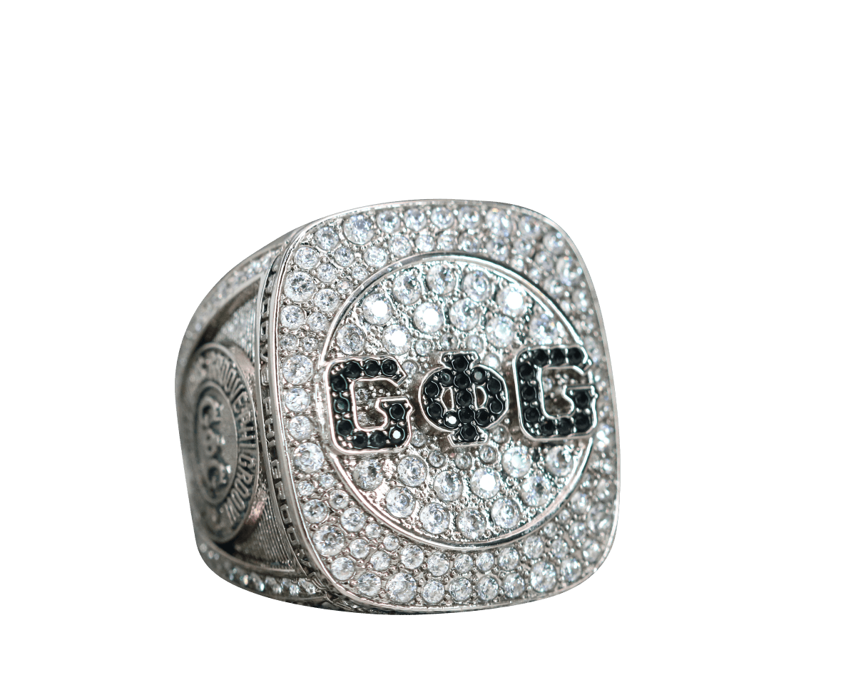 Groove Phi Groove Social Fellowship Ring (GΦG) - Shine Series - fratrings