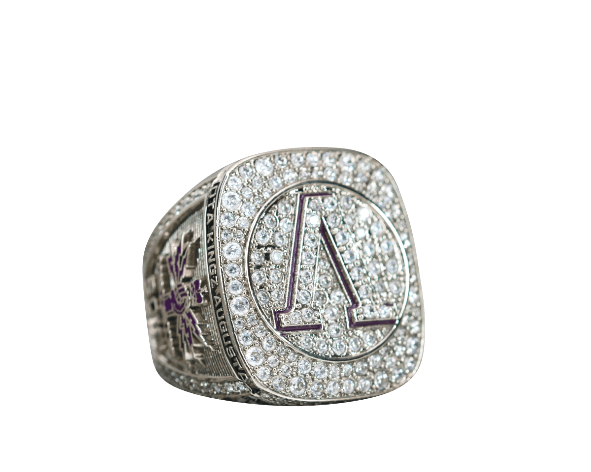 Iota Kings Chapter Kappa Lambda Chi Fraternity Ring (KLX) - Shine Series, Silver - fratrings