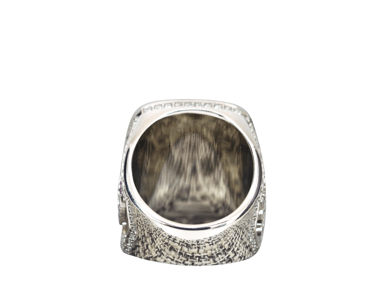 Iota Kings Chapter Kappa Lambda Chi Fraternity Ring (KLX) - Shine Series, Silver - fratrings