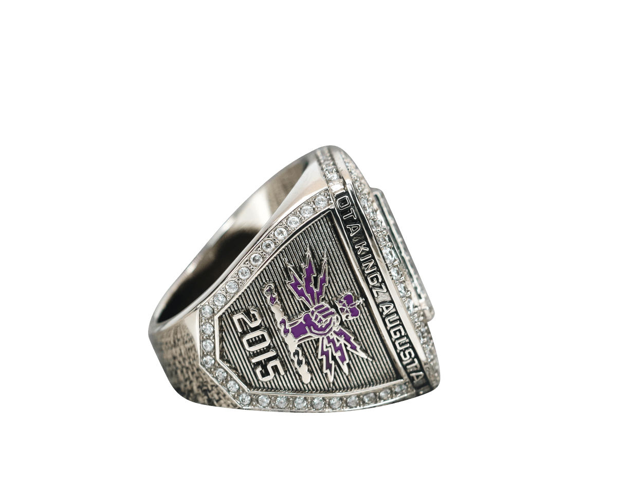 Iota Kings Chapter Kappa Lambda Chi Fraternity Ring (KLX) - Shine Series, Silver - fratrings