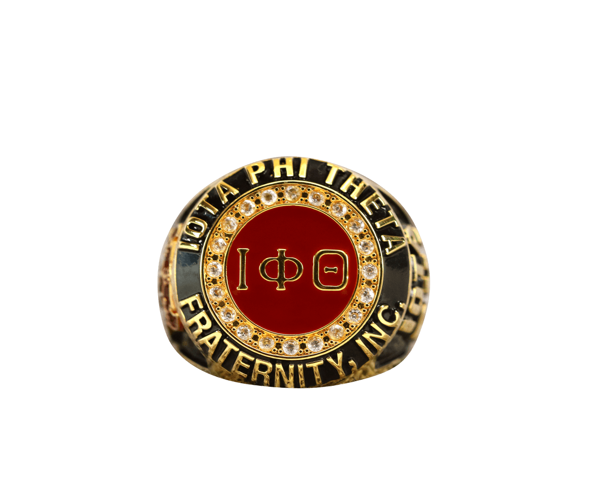 Iota Phi Theta Fraternity Ring Yellow Gold (ΙΦΘ) - Classic Man Series - fratrings