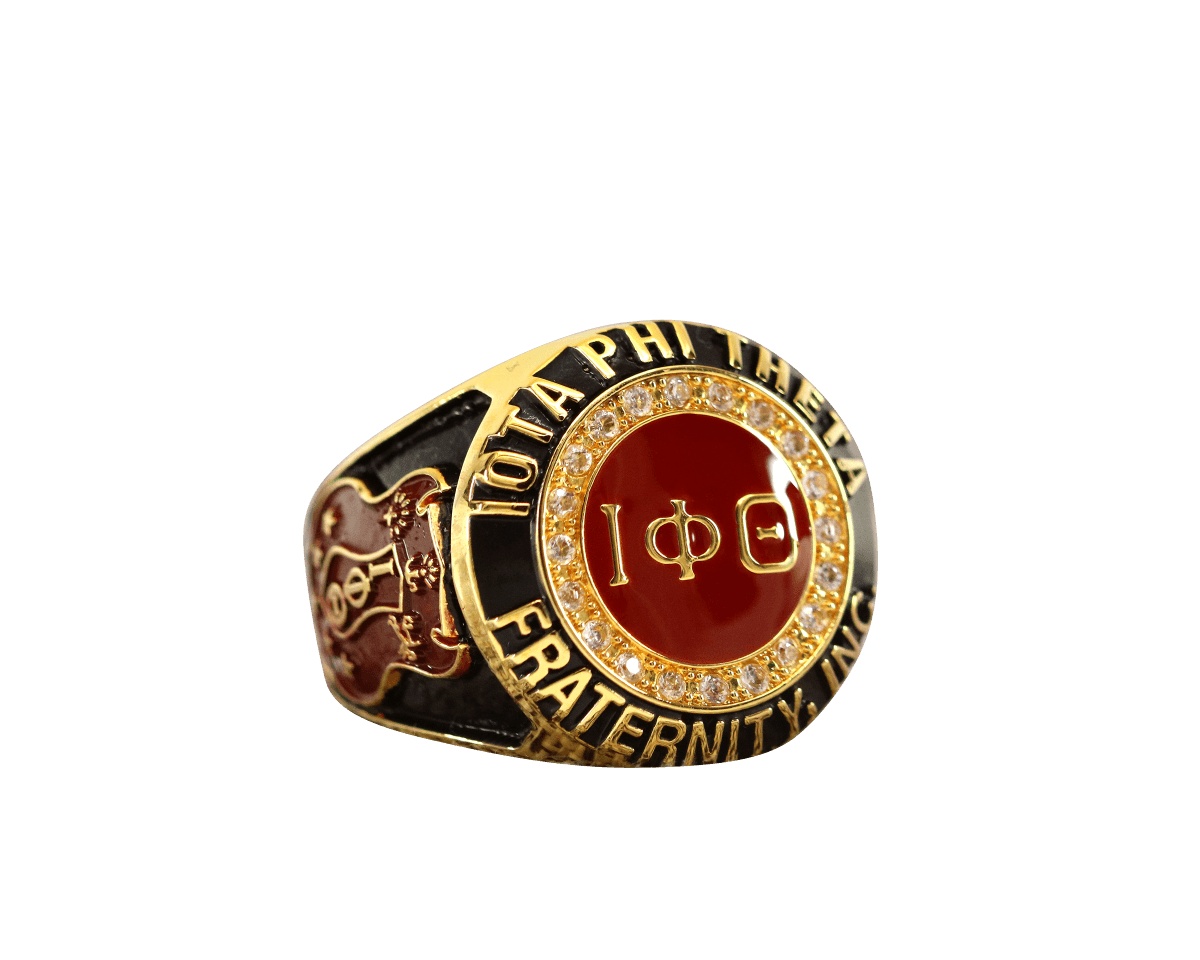 Iota Phi Theta Fraternity Ring Yellow Gold (ΙΦΘ) - Classic Man Series - fratrings