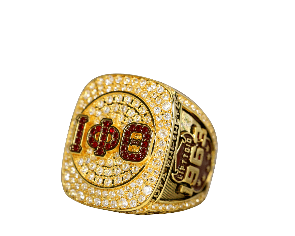 Iota Phi Theta Fraternity Ring Yellow Gold (ΙΦΘ) - Shine Series - fratrings